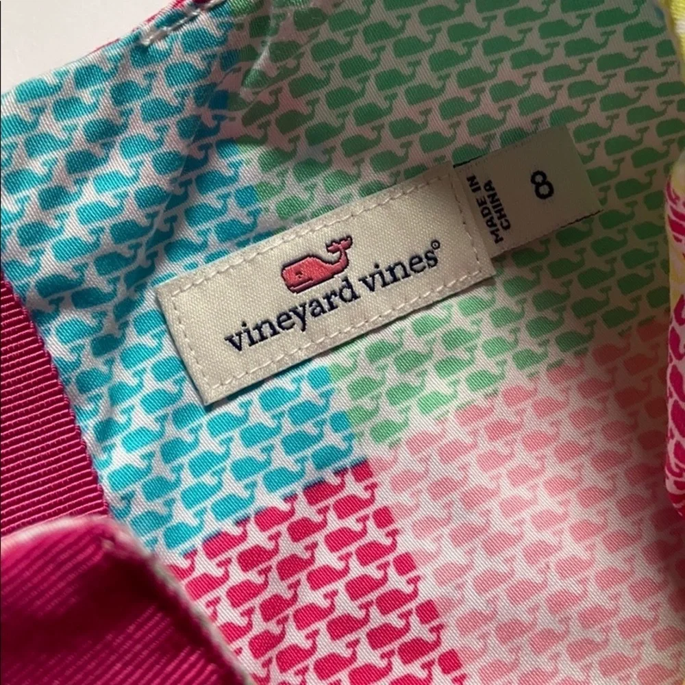 Vineyard Vines Patchwork Shift Dress Girls Size 8